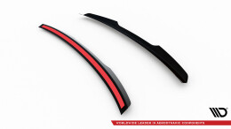 Heck Spoiler Aufsatz Abrisskante passend für Toyota Sienna Mk4 schwarz Hochglanz