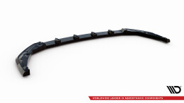 Cup Spoilerlippe Front Ansatz passend für Toyota Sienna Mk4 schwarz Hochglanz