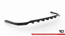 Mittlerer Cup Diffusor Heck Ansatz DTM Look passend für Toyota Sienna Mk4 schwarz Hochglanz