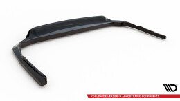 Mittlerer Cup Diffusor Heck Ansatz DTM Look passend für Toyota Sienna Mk4 schwarz Hochglanz