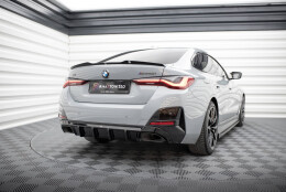 Heck Ansatz Diffusor passend für BMW M440i Gran...