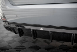 Heck Ansatz Diffusor passend für BMW M440i Gran Coupe G26 schwarz Hochglanz