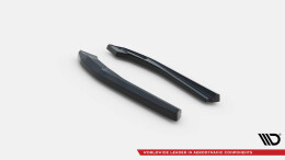 Heck Ansatz Flaps Diffusor V.3 passend für BMW M440i Gran Coupe G26 schwarz Hochglanz