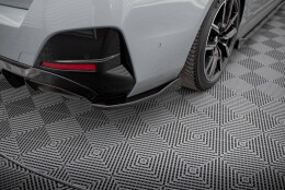 Heck Ansatz Flaps Diffusor V.4 passend für BMW M440i Gran Coupe G26 schwarz Hochglanz
