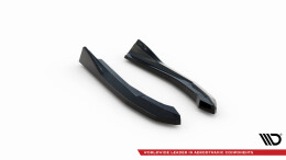 Heck Ansatz Flaps Diffusor V.4 passend für BMW M440i Gran Coupe G26 schwarz Hochglanz