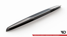 Heck Spoiler Aufsatz Abrisskante 3D passend für Porsche Taycan Cross Turismo 4S schwarz Hochglanz