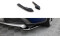 Heck Ansatz Flaps Diffusor passend für Porsche Taycan Cross Turismo 4S schwarz Hochglanz