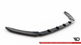Cup Spoilerlippe Front Ansatz passend für Skoda Fabia Monte Carlo Mk4 schwarz Hochglanz