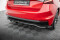 Mittlerer Cup Diffusor Heck Ansatz DTM Look passend für Skoda Fabia Monte Carlo Mk4 schwarz Hochglanz