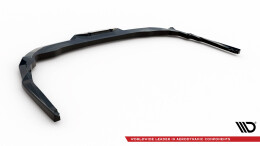 Mittlerer Cup Diffusor Heck Ansatz DTM Look passend für Toyota Corolla GR Sport Touring Sports XII schwarz Hochglanz