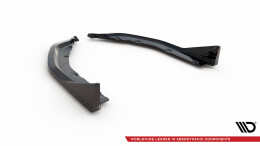 Heck Ansatz Flaps Diffusor V.6 für CSL Look BMW M3 G80 schwarz Hochglanz