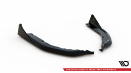 Heck Ansatz Flaps Diffusor V.6 passend für CSL Look (passend für heckansatz v.1) BMW M3 Limousine / Touring G80 / G81 schwarz Hochglanz