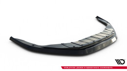 Cup Spoilerlippe Front Ansatz passend für V.1 Porsche 718 Cayman GTS 982c schwarz Hochglanz