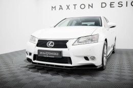Cup Spoilerlippe Front Ansatz passend für V.1 Lexus GS Mk4 (L10) schwarz Hochglanz