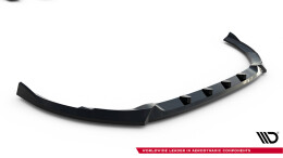 Cup Spoilerlippe Front Ansatz passend für V.1 Ford Transit Custom / Tourneo Custom Mk2 schwarz Hochglanz