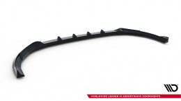 Cup Spoilerlippe Front Ansatz passend für V.1 Ford Transit Custom / Tourneo Custom Mk2 schwarz Hochglanz