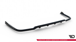 Mittlerer Cup Diffusor Heck Ansatz DTM Look passend für Ford Transit Custom / Tourneo Custom Mk2 schwarz Hochglanz