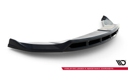 Cup Spoilerlippe Front Ansatz V.3 passend für Tesla Model X Mk1 Facelift schwarz Hochglanz