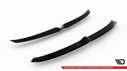 Heck Spoiler Aufsatz Abrisskante passend für Opel Astra Sports Tourer L (MK6) schwarz Hochglanz