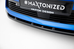 Cup Spoilerlippe Front Ansatz V.2 passend für Opel Astra L (MK6) schwarz Hochglanz