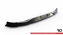Cup Spoilerlippe Front Ansatz passend für Brabus Smart Fortwo C451 Facelift schwarz Hochglanz