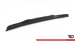 Cup Spoilerlippe Front Ansatz passend für Brabus Smart Fortwo C451 Facelift schwarz Hochglanz