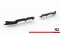 Mittlerer Cup Diffusor Heck Ansatz DTM Look passend für Brabus Smart Fortwo C451 Facelift schwarz Hochglanz