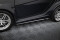 Seitenschweller Ansatz Cup Leisten passend für Brabus Smart Fortwo C451 Facelift schwarz Hochglanz