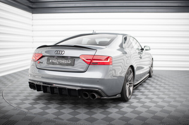 Heck Ansatz Diffusor für Audi S5 Coupe / Sportback 8T Facelift