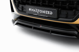 Cup Spoilerlippe Front Ansatz passend für Audi Q8 Mk1 Facelift schwarz Hochglanz
