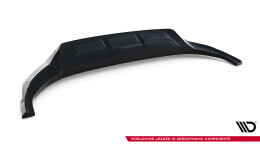 Cup Spoilerlippe Front Ansatz passend für Audi Q8 Mk1 Facelift schwarz Hochglanz