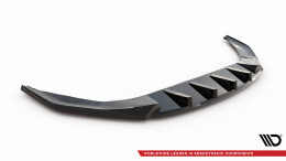 Cup Spoilerlippe Front Ansatz V.1 passend für VW Jetta GLI Mk7 schwarz Hochglanz