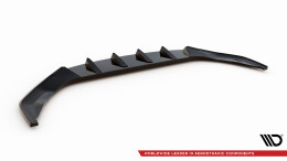 Cup Spoilerlippe Front Ansatz V.1 passend für VW Jetta GLI Mk7 schwarz Hochglanz