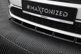 Street+ Spoilerlippe Front Ansatz V.1 passend für VW Jetta GLI Mk7 schwarz Hochglanz