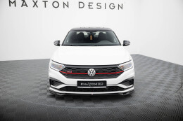 Cup Spoilerlippe Front Ansatz V.2 passend für VW Jetta GLI Mk7 schwarz Hochglanz