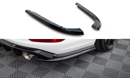 Heck Ansatz Flaps Diffusor passend für VW Jetta GLI Mk7 schwarz Hochglanz