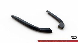 Heck Ansatz Flaps Diffusor passend für VW Jetta GLI Mk7 schwarz Hochglanz
