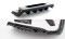 Mittlerer Cup Diffusor Heck Ansatz DTM Look passend für VW T-Roc R Mk1 schwarz Hochglanz