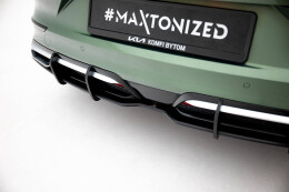 Street Pro Heckschürze Heck Ansatz Diffusor passend für Kia Proceed GT-Line Mk1 Facelift SCHWARZ