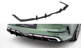 Street Pro Heckschürze Heck Ansatz Diffusor passend für Kia Proceed GT-Line Mk1 Facelift schwarz-rot