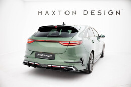 Street Pro Heckschürze Heck Ansatz Diffusor passend für Kia Proceed GT-Line Mk1 Facelift rot