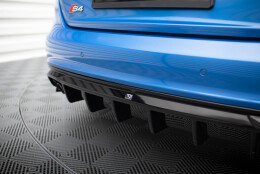 Heck Ansatz Diffusor passend für Audi S4 Limousine /...
