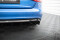 Heck Ansatz Diffusor für Audi S4 Limousine / Avant B8 schwarz Hochglanz