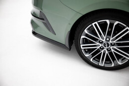 Mittlerer Cup Diffusor Heck Ansatz DTM Look passend für Kia Proceed GT-Line Mk1 Facelift schwarz Hochglanz