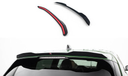 Heck Spoiler Aufsatz Abrisskante passend für Peugeot 308 GT Hatchback Mk3 schwarz Hochglanz