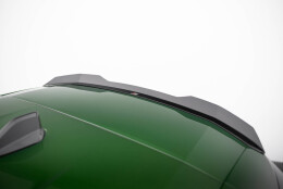 Heck Spoiler Aufsatz Abrisskante passend für Peugeot 308 GT Hatchback Mk3 schwarz Hochglanz