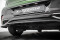 Mittlerer Cup Diffusor Heck Ansatz DTM Look passend für Peugeot 308 GT Hatchback Mk3 schwarz Hochglanz