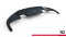 Mittlerer Cup Diffusor Heck Ansatz DTM Look passend für Peugeot 308 GT Hatchback Mk3 schwarz Hochglanz