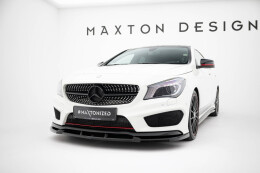 Cup Spoilerlippe Front Ansatz passend für Mercedes-Benz CLA AMG-Line C117 schwarz Hochglanz