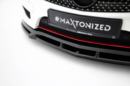 Cup Spoilerlippe Front Ansatz passend für Mercedes-Benz CLA AMG-Line C117 schwarz Hochglanz
